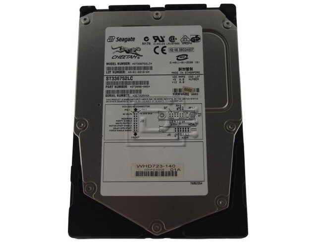 Seagate ST336752LC 9T3006-002 SCSI Hard Drive image 1