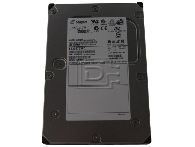 Seagate ST336753FC 9U9004-003 Fibre Channel Hard Drive Image 1 image