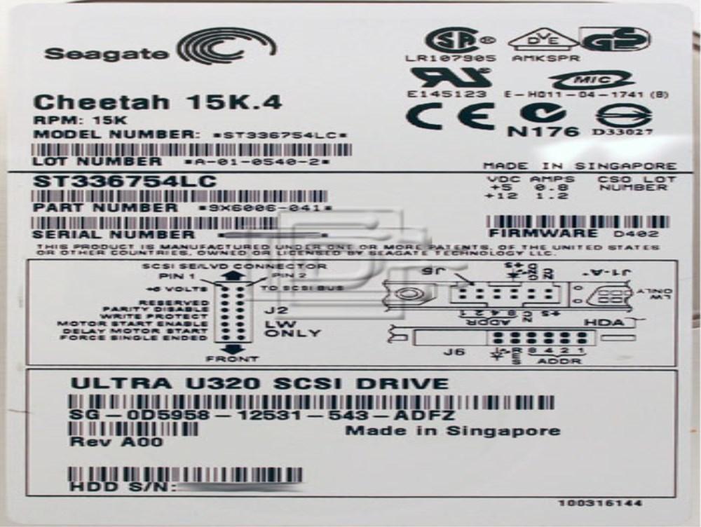 Seagate ST336753LC SCSI Hard Drive Image 2 image