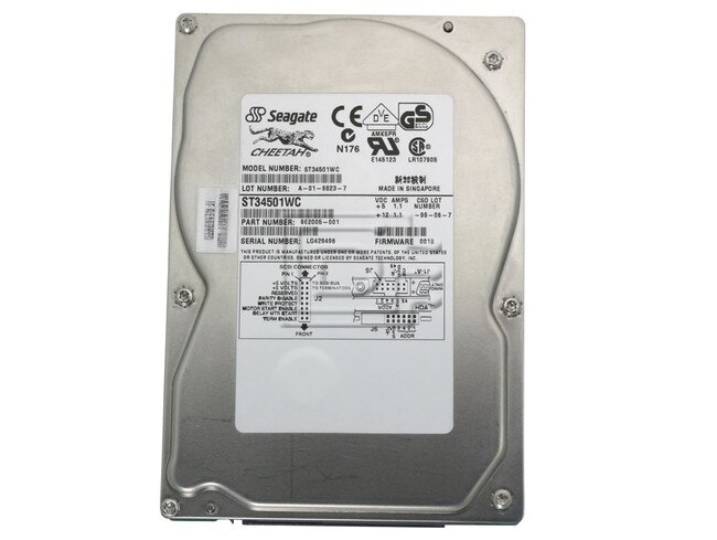 Seagate ST34501WC SCSI Hard Drive Image 2 image