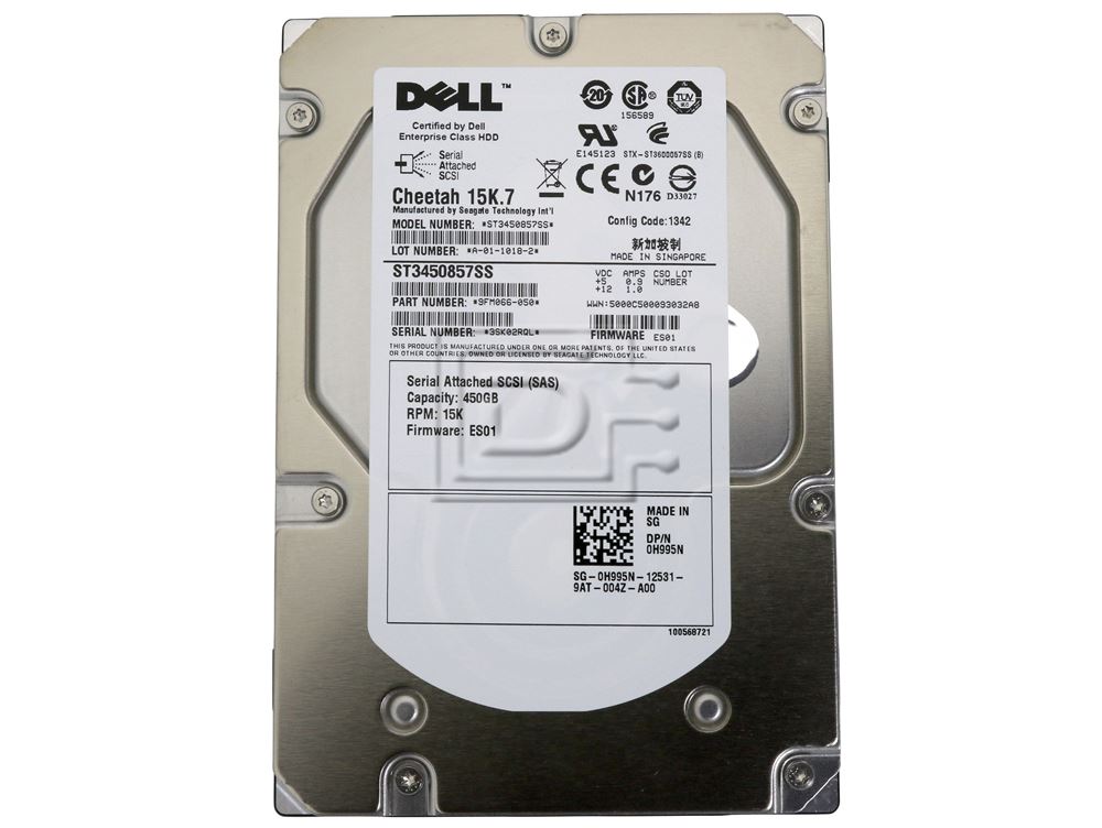 Seagate Cheetah 15K.7 ST3450857SS 450GB 3.5/" SAS Enterprise Hard Drive Lot of 4