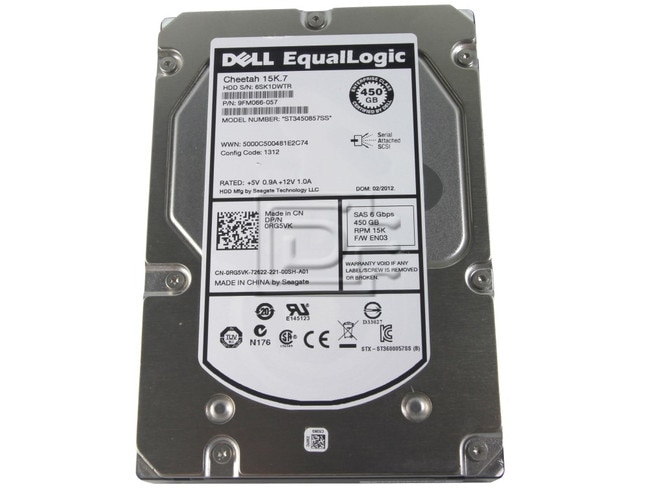 Seagate ST3450857SS RG5VK 0RG5VK 9FM066-057 3J3K9 03J3K9 SAS Hard Drives Image 2 image