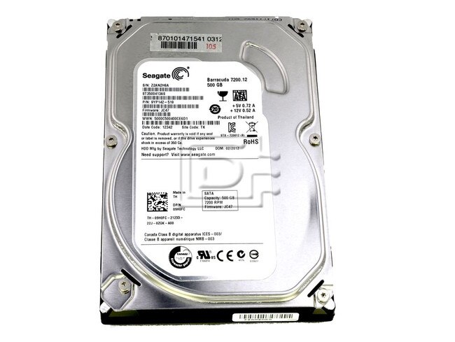 Seagate ST3500413AS 500GB SATA Hard Drive Image 1 image