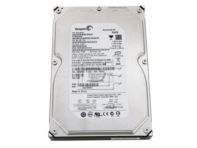 Seagate ST3500630NS 0HN649 HN649 SATA Hard Drive image 1