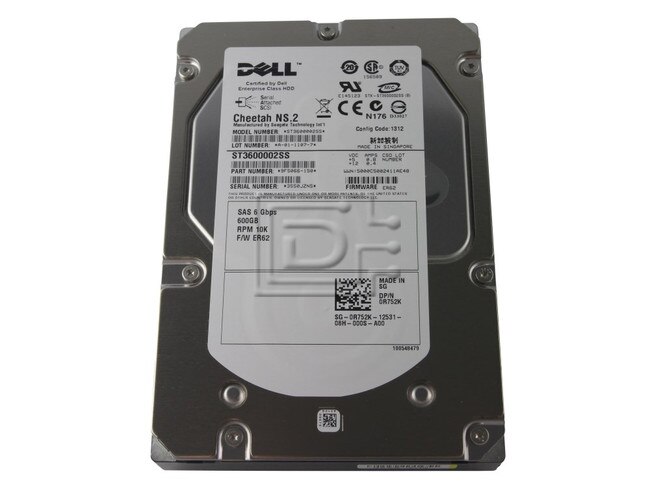 Seagate ST3600002SS 0K054N K054N R752K 0R752K SAS Hard Drives image 1