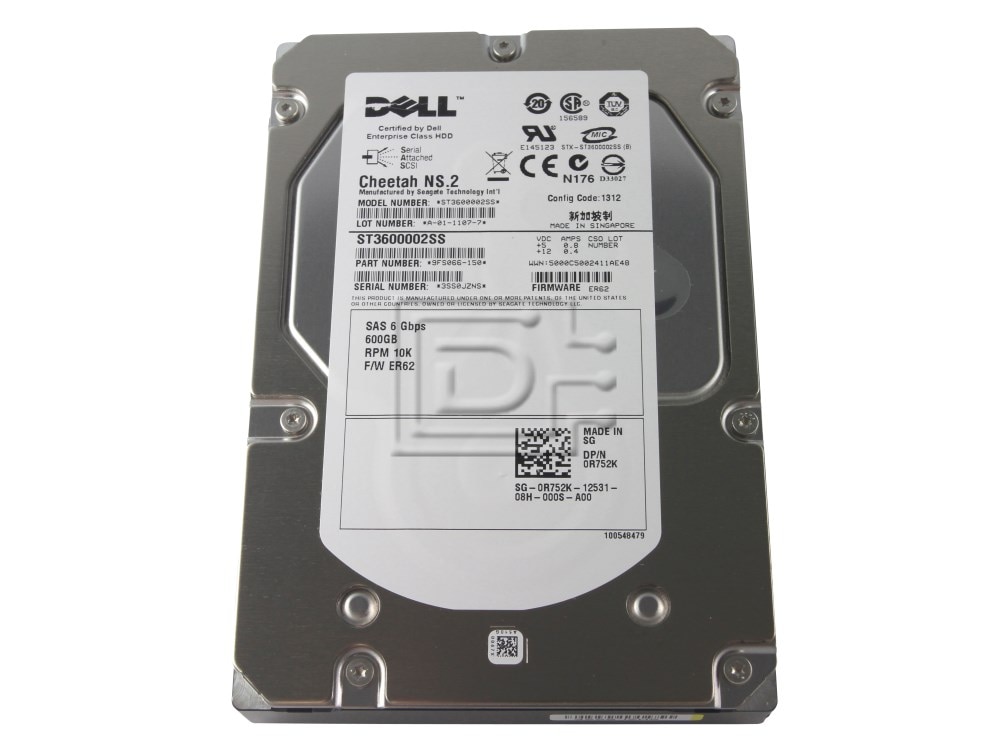Seagate ST3600002SS 0K054N K054N R752K 0R752K SAS Hard Drives Image 4 image