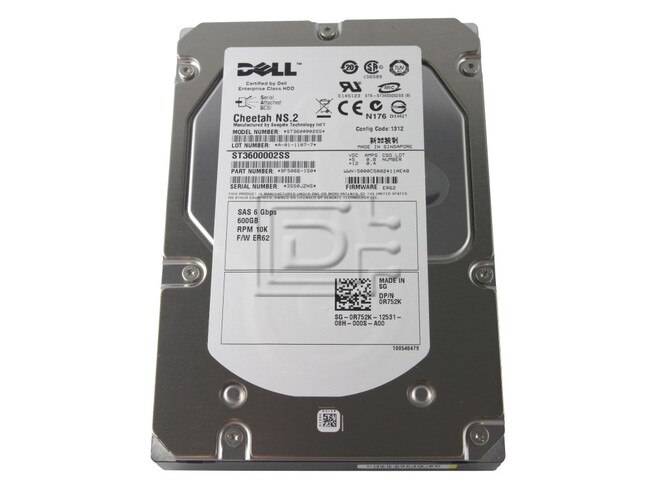 Seagate ST3600002SS 0K054N K054N R752K 0R752K SAS Hard Drives image 4
