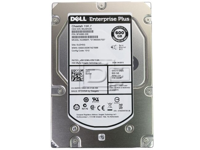 Seagate ST3600057SS 0VX8J 00VX8J 002R3X 02R3X 9FN066-058 SAS Hard Drive LFF image 2