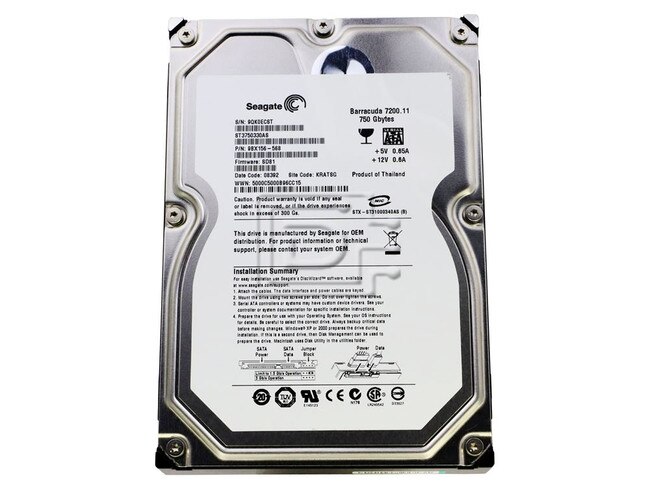 Seagate ST3750330AS SATA Hard Drive Image 1 image