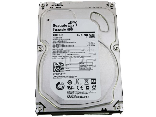 Seagate ST4000NC001 8JJHF 08JJHF SATA Hard Drive image 1