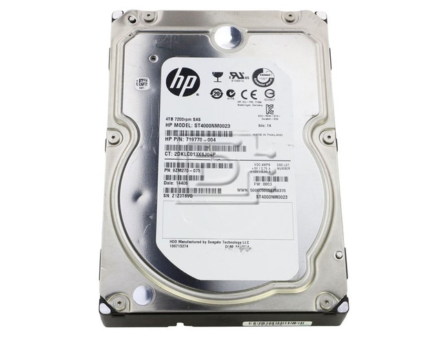 Seagate ST4000NM0023 9ZM270-035 MB4000FCWDK 695507-004 4TB Enterprise SAS Hard Drive Image 1 image