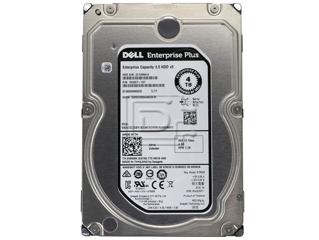 Seagate ST4000NM0025 V9M9K 0V9M9K ST4000NM0025 Image 3 image
