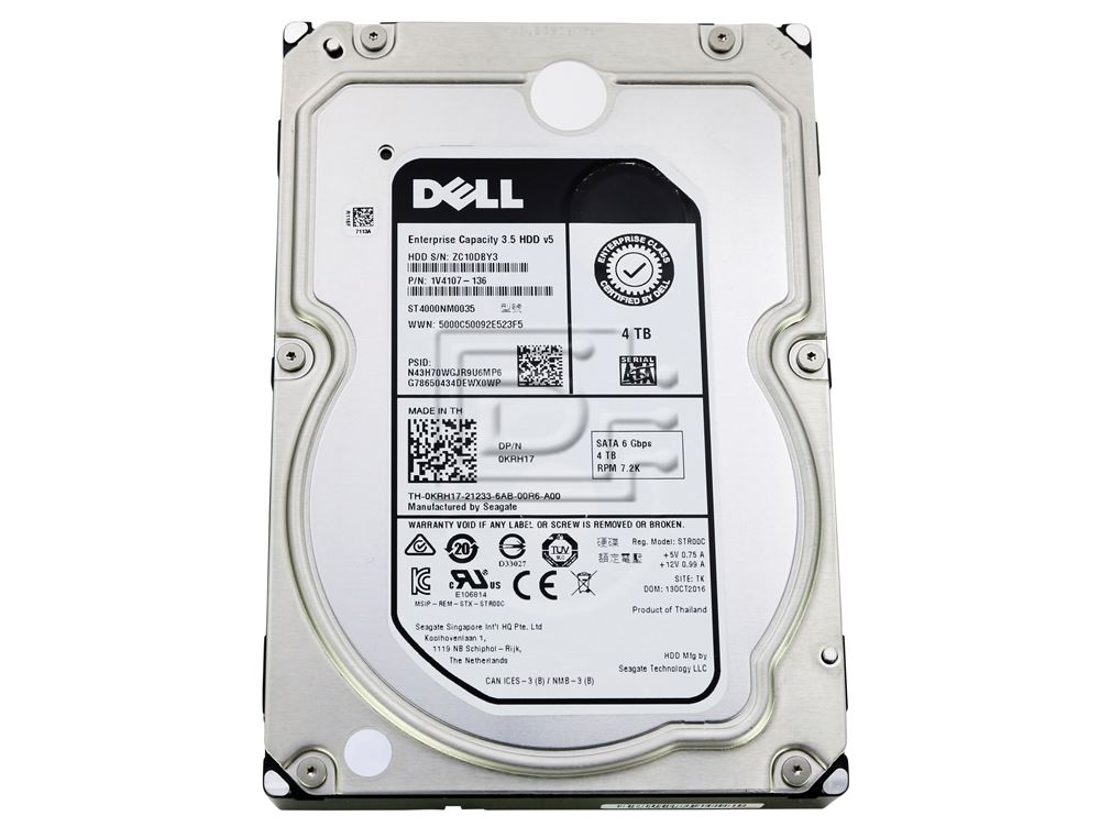 Dell KRH17 / Seagate Constellation ES.3 ST4000NM0035 4TB