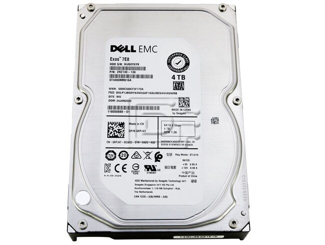Seagate ST4000NM016A 2HZ130-136 XPJ47 0XPJ47 ST4000NM016A Image 1 image