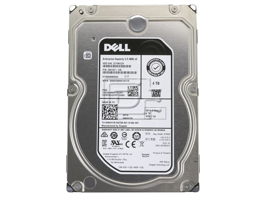 Seagate ST4000NM0265 0MWHY9 MWHY9 2DC107-136 SATA Hard Drive Image 2 image