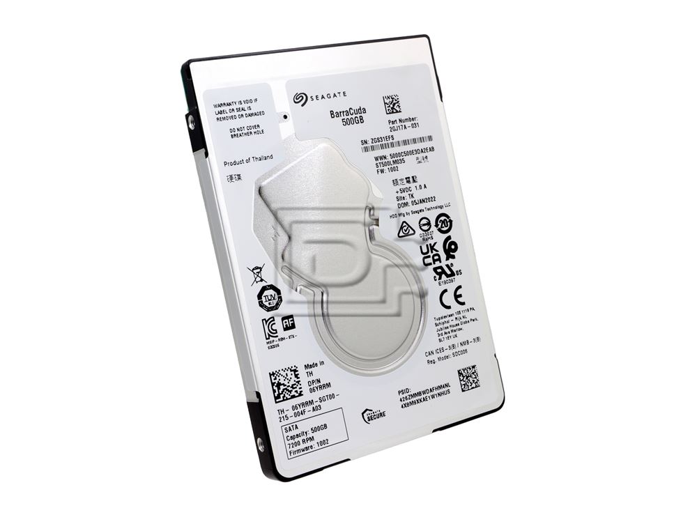 Seagate ST500LM035 6YRRM 06YRRM 500GB SATA Laptop Hard Drive Image 1 image