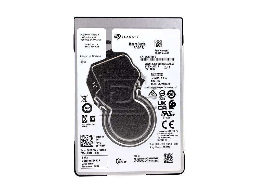 Seagate ST500LM035 6YRRM 06YRRM 500GB SATA Laptop Hard Drive Image 2 image