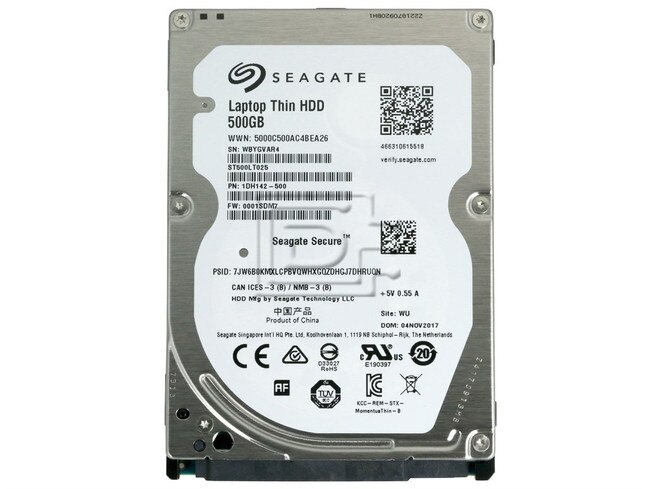 Seagate Momentus Thin 500GB 2.5" Laptop HDD – 5400RPM SATA III – ST500LT012 – NEW