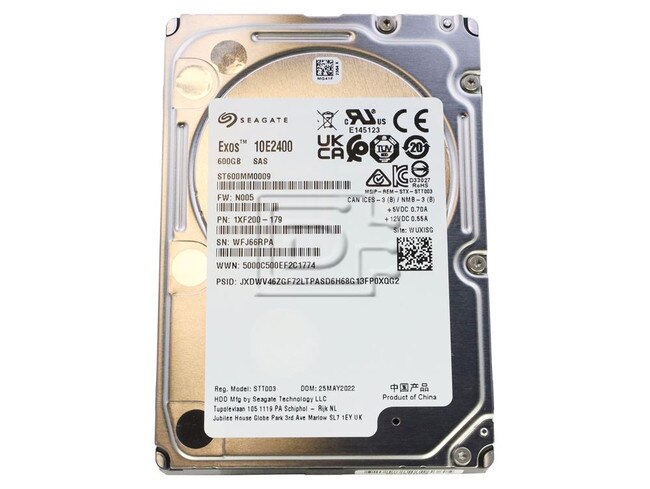 Seagate ST600MM0009 1XF200-179 SAS Hard Drive Image 1 image
