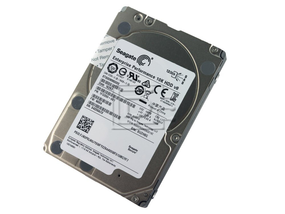 D1F14 ST600MM0238 DP/N Seagate 0D1F14 600GB HDD 10K RPM 2.5" SAS Model 