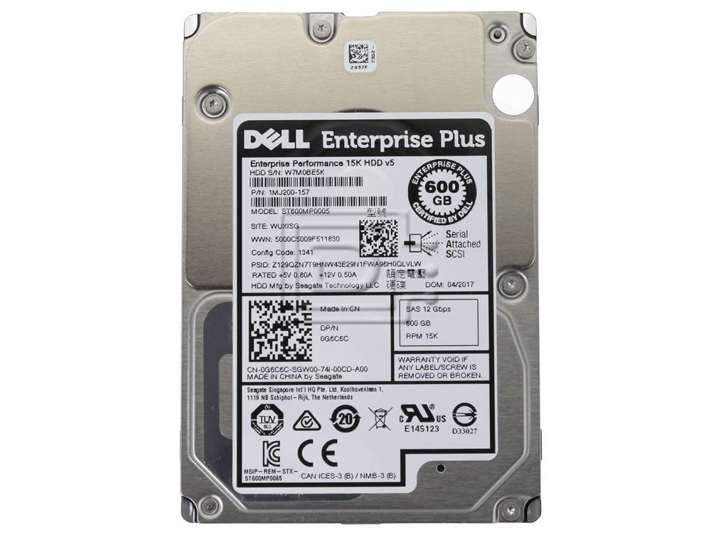 Seagate ST600MP0005 G6C6C 0G6C6C 1MJ200-157 SAS Hard Drive Image 3 image