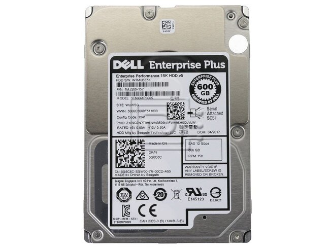 Seagate ST600MP0005 G6C6C 0G6C6C 1MJ200-157 SAS Hard Drive Image 3 image