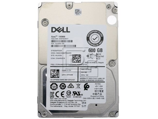 Seagate ST600MP0036 0FPW68 FPW68 1UU230-150 SAS Hard Drives image 2
