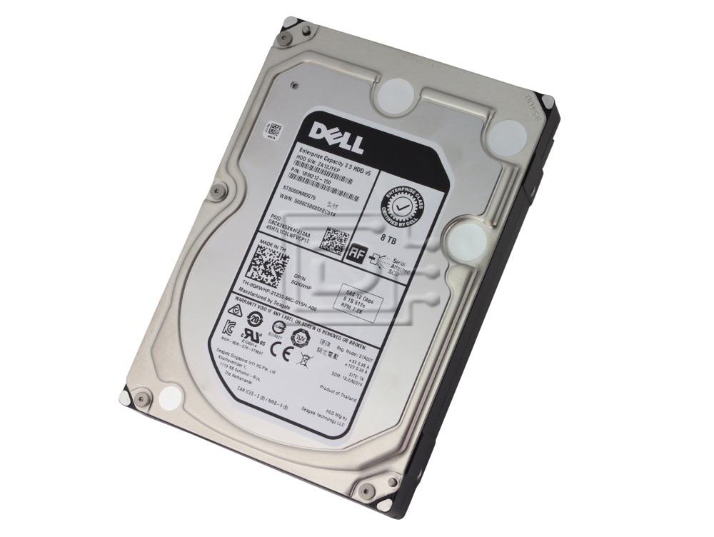 Dell Enterprise T05HP Seagate ST8000NM0055 8TB 3.5 6GBPS 7.2K RPM SATA HD 