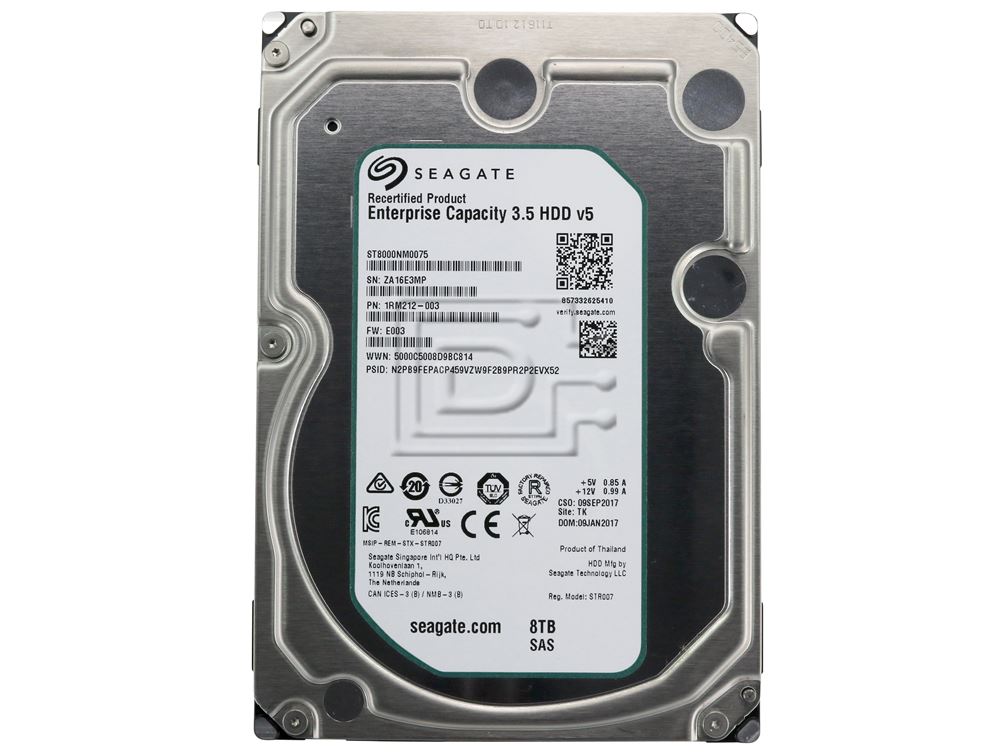Seagate ST8000NM0075 1RM212 SAS Hard Drives Image 2 image