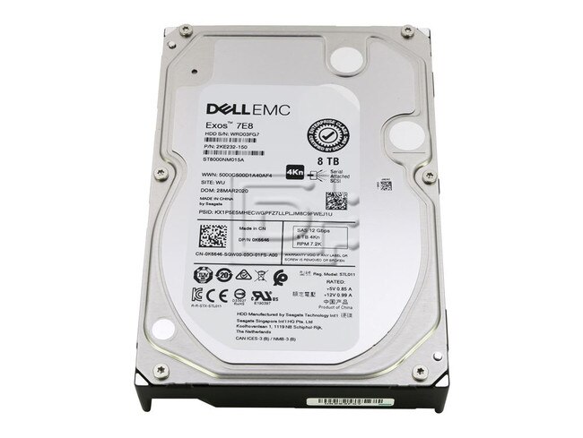 Seagate ST8000NM015A K6646 0K6646 2KE232-150 SAS Hard Drives Image 2 image