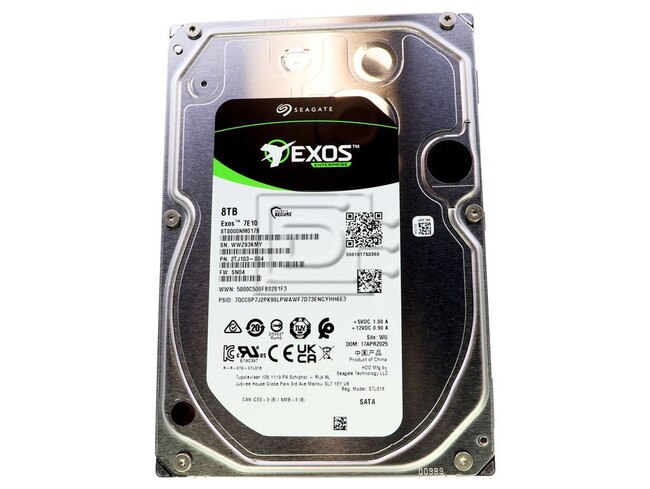 Seagate ST8000NM017B Exos 8TB SATA Hard Drive Image 2 image