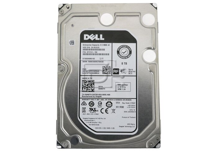 Seagate ST8000NM0185 2FF212-150 M40TH 0M40TH VFP4M 0VFP4M SAS Hard Drives image 2