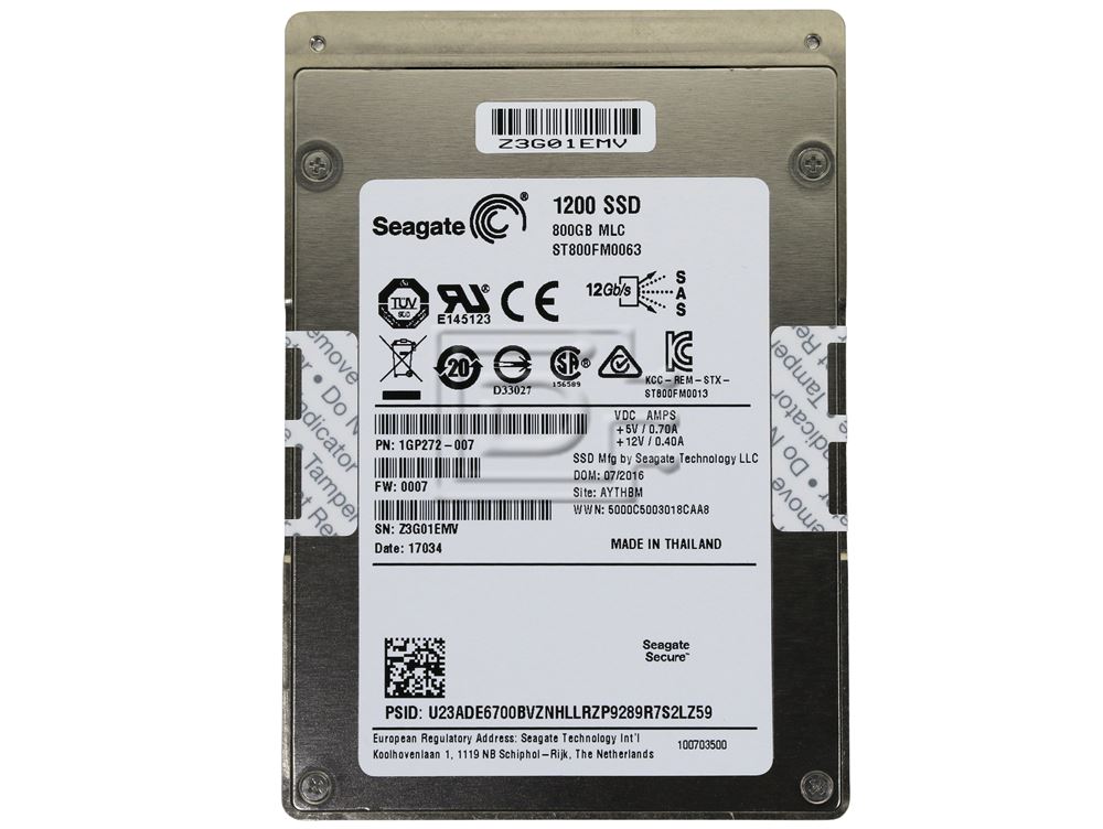 Seagate ST800FM0063 ST800FM0043-SED ST800FM0063 SAS SDD Hard Drive Image 2 image