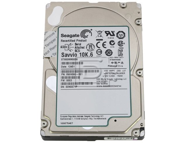 Seagate ST900MM0006 SAS Hard Drive image 1