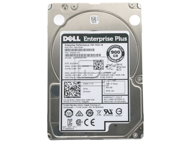 Seagate ST900MM0168 1FE200-157 F4VMK 0F4VMK SAS Hard Drive Image 2 image