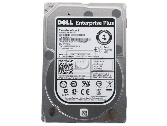Dell Enterprise Plus VXTPX / Seagate Constellation.2 ST91000640SS 1TB 7 ...
