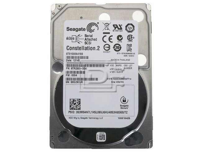 Seagate ST91000641SS 9TR268 SAS Hard Drive Image 2 image