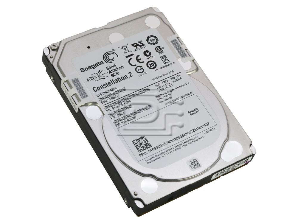 Seagate ST91000642SS 1TB 2.5 SFF SAS Hard Drive Image 2 image