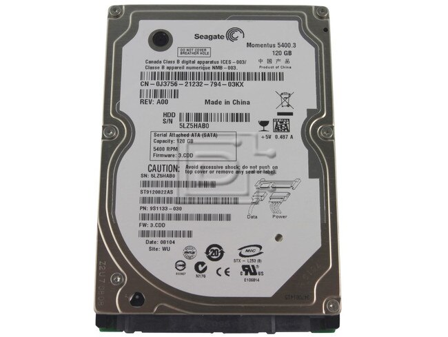 Momentus ST9120822AS 120GB SATA Hard