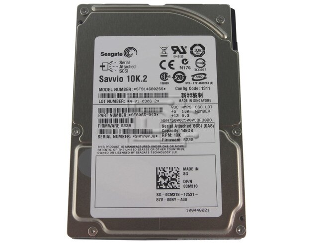 Seagate ST9146802SS GP881 UP932 0GP881 0UP932 0CM318 CM318 0HM407 HM407 SAS Hard Drives image 1