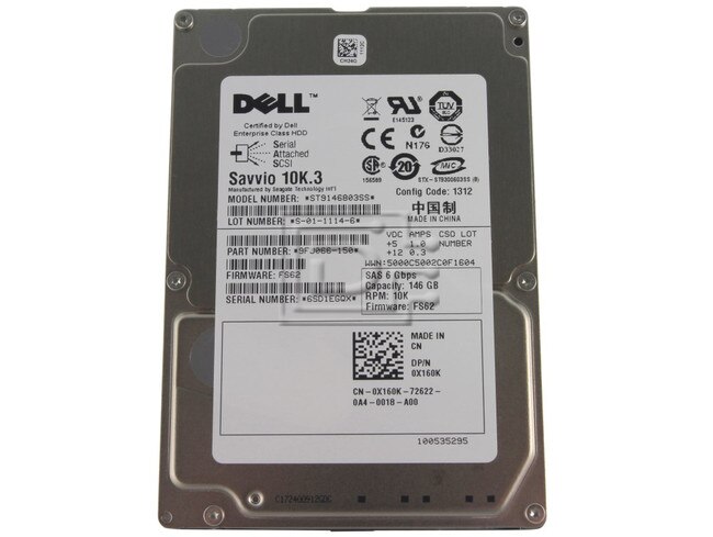 Seagate ST9146803SS X160K 0X160K 9FJ066-150 SAS Hard Drives image 1