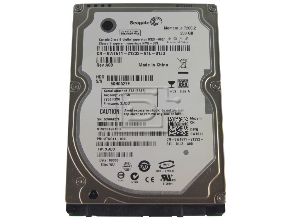 Seagate ST9200420ASG SATA Hard Disk Drive