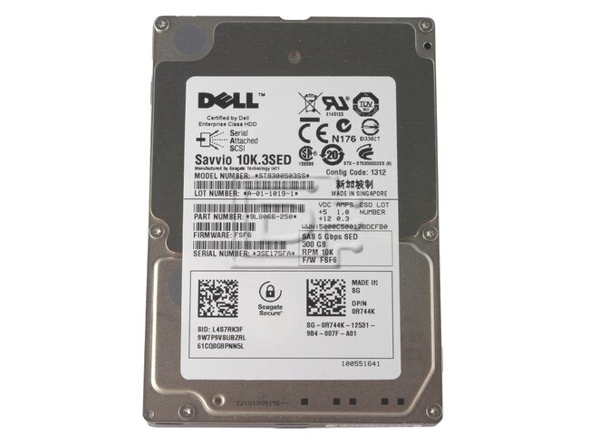 Seagate ST9300503SS R744K V3D7F 0R744K 0V3D7F SAS Hard Drives Image 1 image