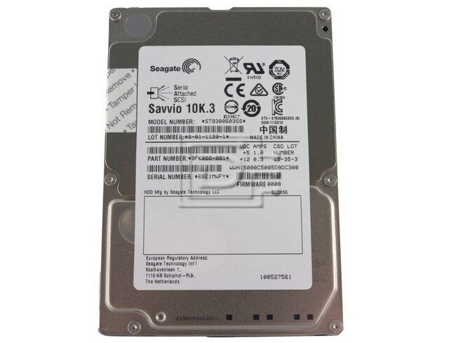 Seagate ST9300603SS 95K066-066 9FK066-880 SAS Hard Drives image 1