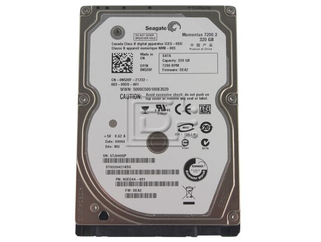 Seagate ST9320421ASG 0N530F N530F SATA Hard Drive image 1