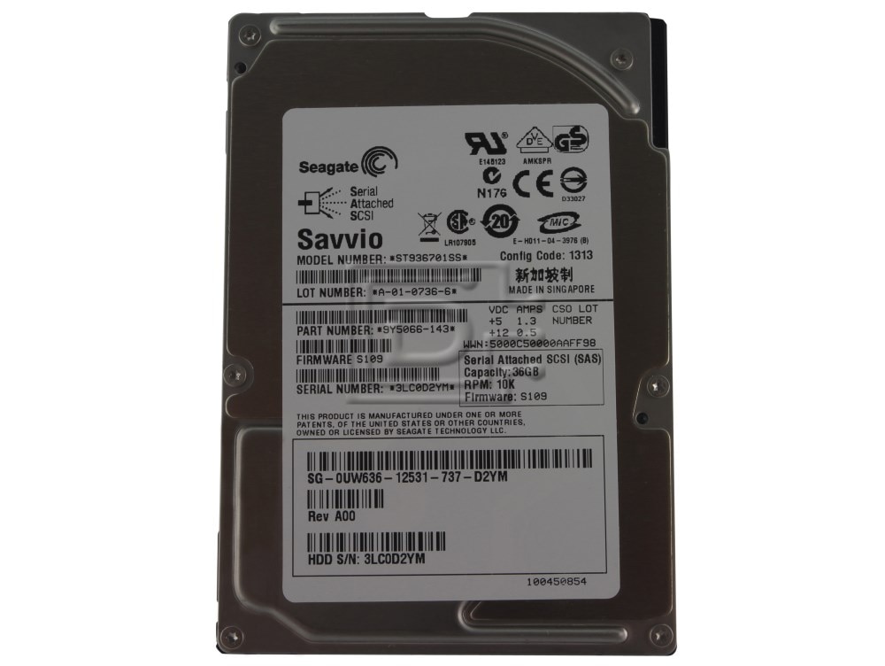 Seagate ST936701SS SAS Hard Drives Image 1 image