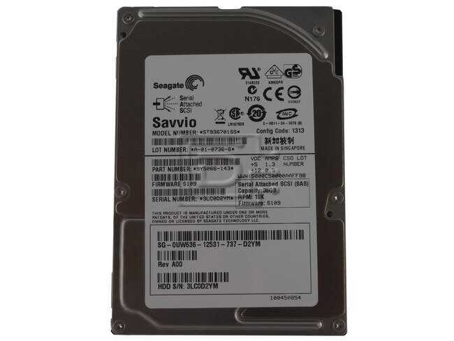Seagate ST936701SS SAS Hard Drives image 1