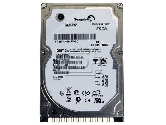 Seagate ST940825A 9W3182-040 2.5" IDE Hard Drive Image 2 image