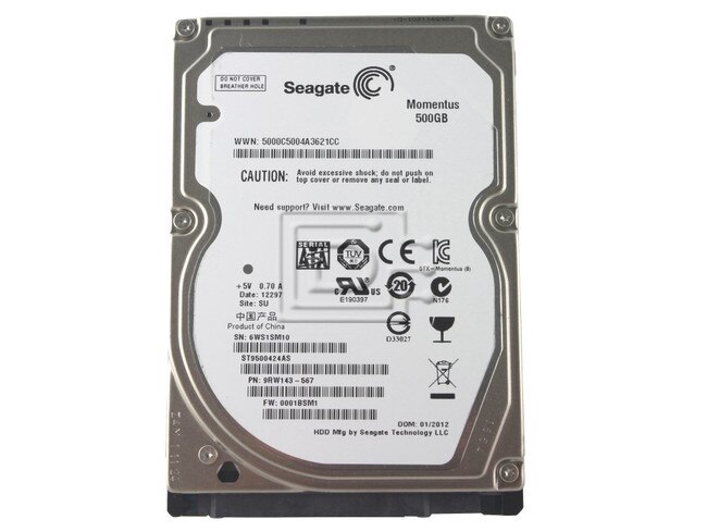 Seagate ST9500424AS SATA 2.5" Hard Drive image 1