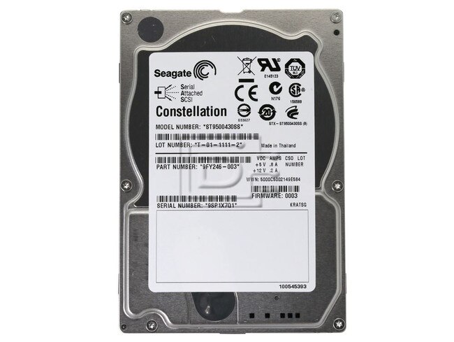 Seagate ST9500430SS SAS Hard Drive Image 2 image